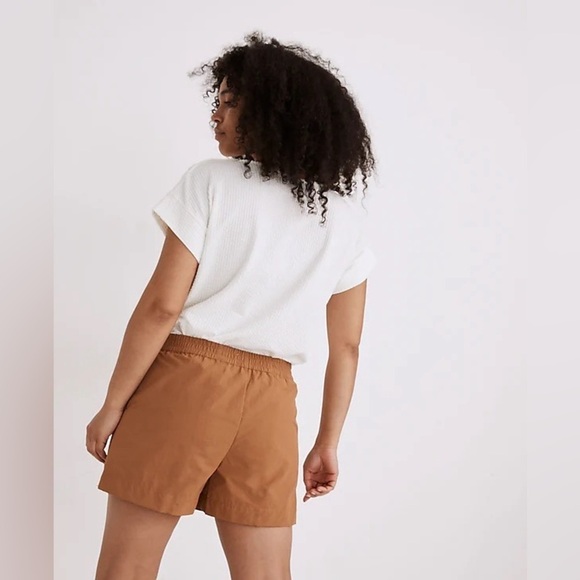 Madewell Ripstop Track Shorts in Warm Hickory, Size S - Picture 3 of 8